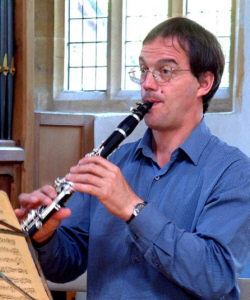 Richard Hosford with his Peter Eaton Elite clarinet