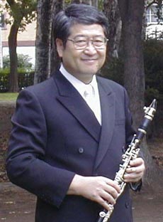 Daizaburo Watanabe with his Peter Eaton International clarinet